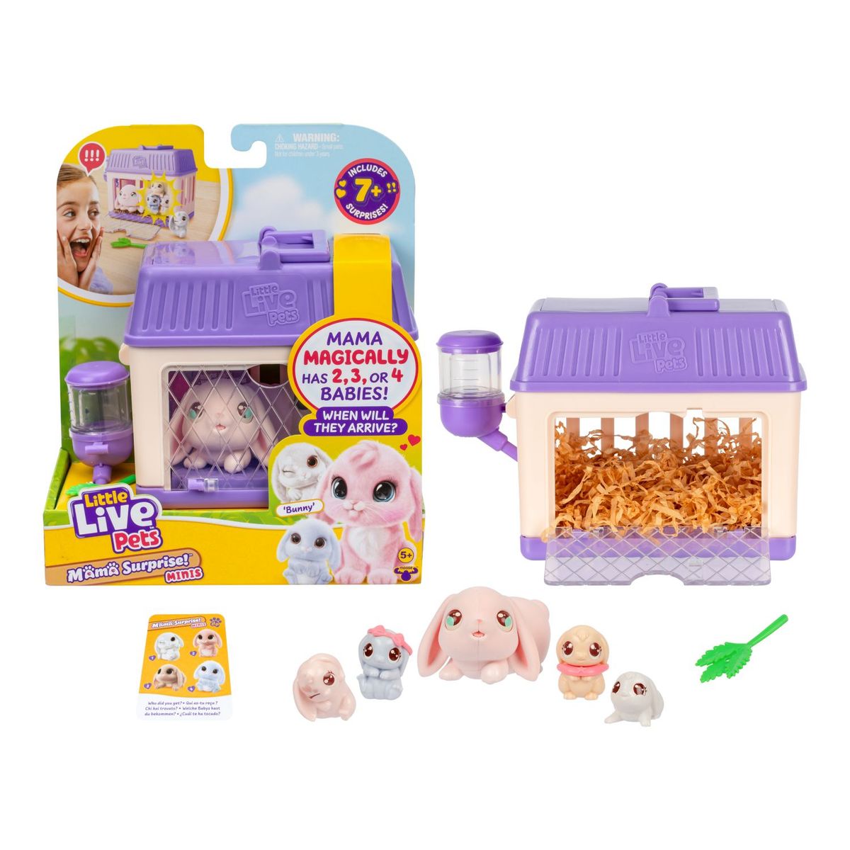 LITTLE LIVE PETS - Little Live Pets Mama Sorpresa - Mini Juego De Conejito