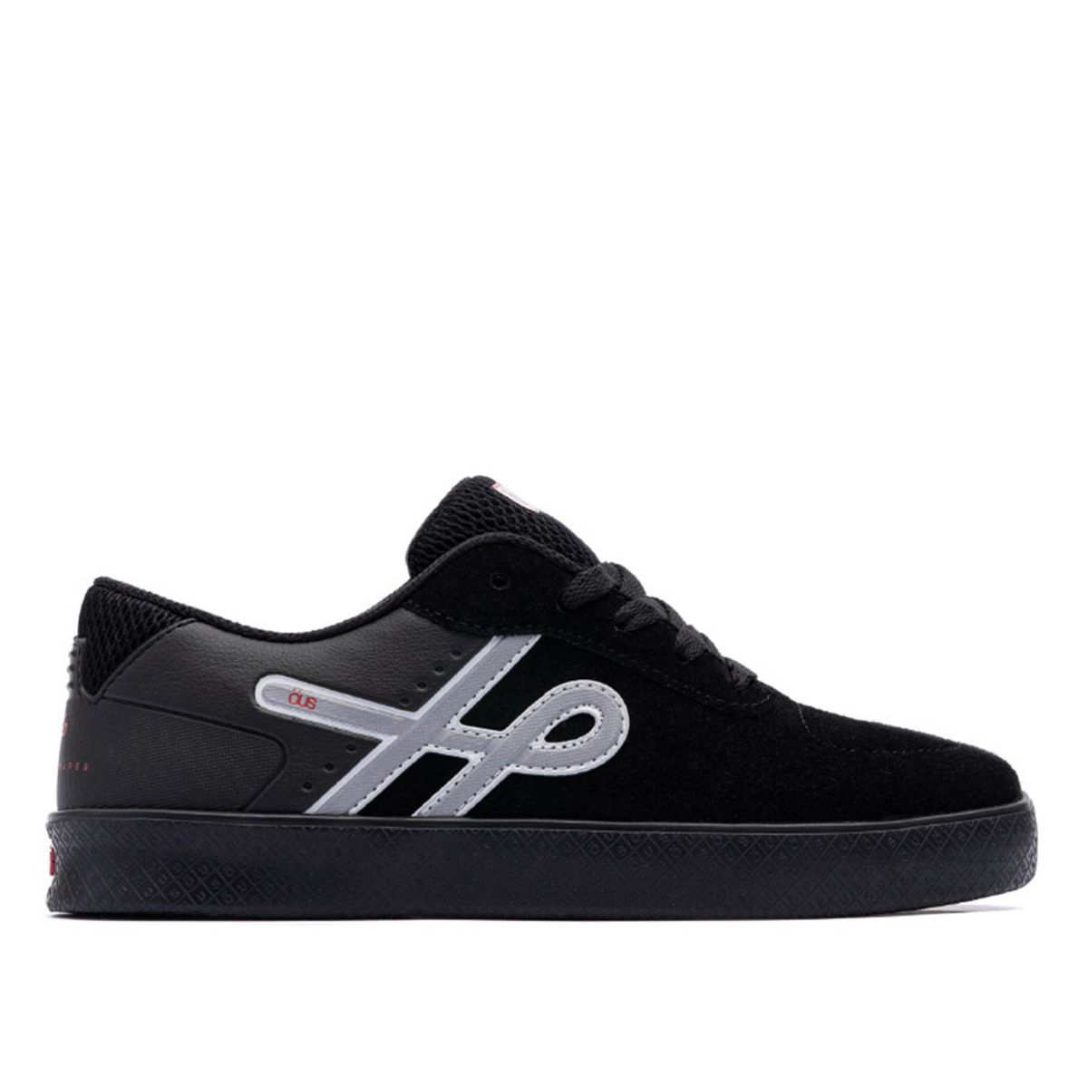 OUS - Zapatilla OUS Emergente Preto Cinza Esc Silver Essencial