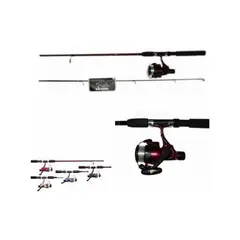 GENERICO - Set Caña Rio Lago Pescar Okuma + Carrete 180 Mts 2 Tramos
