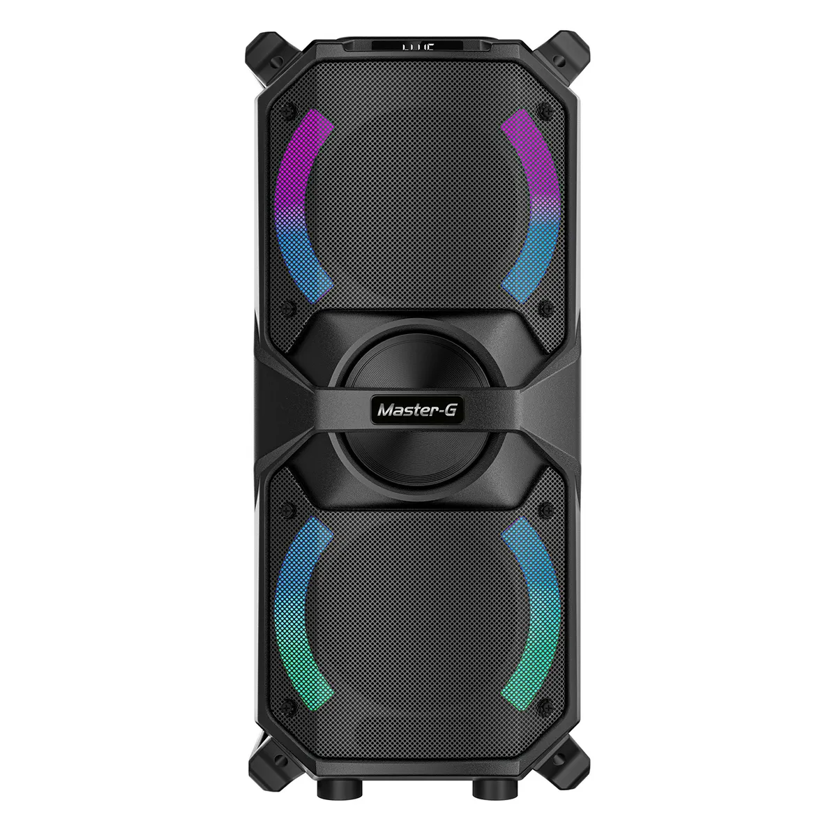 MASTER G - Parlante Bluetooth Karaoke Mini Luxor 4” X2 Micrófono