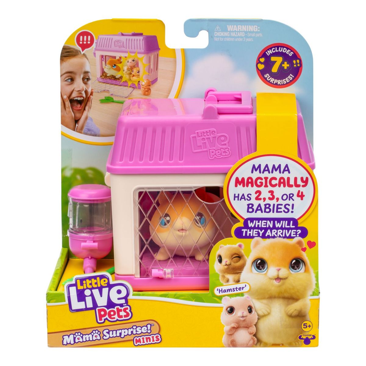 LITTLE LIVE PETS - Little Live Pets Mama Sorpresa - Mini Juego De Hámster