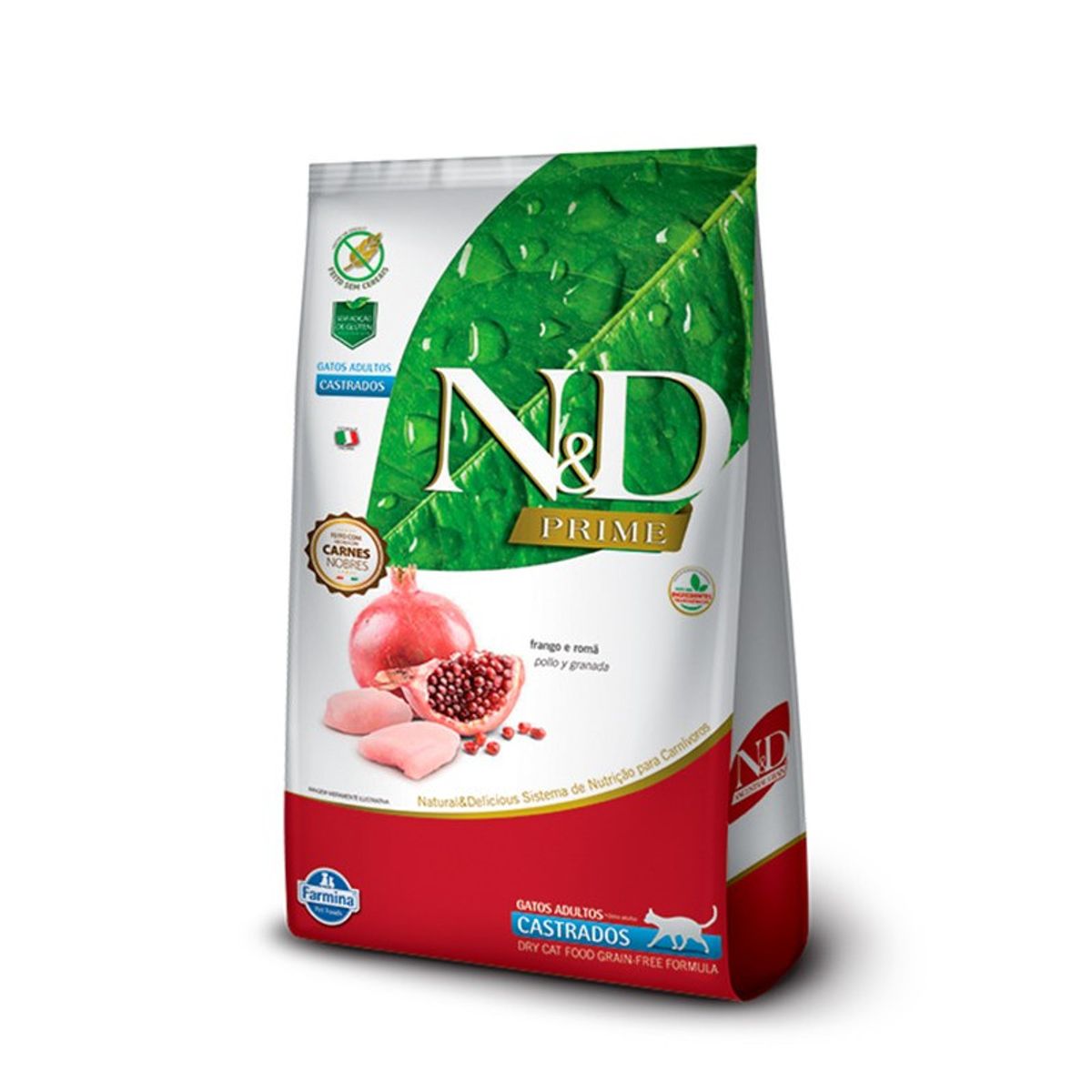 GENERICO - N&D Prime Feline Pollo y Granada Catrados 1,5 KG