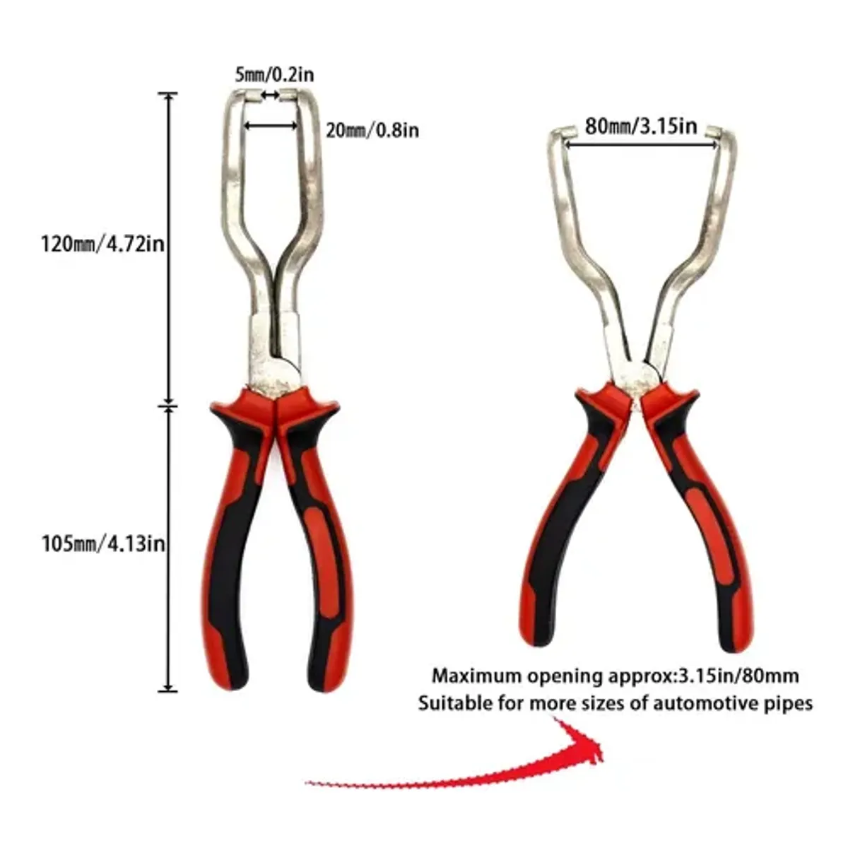 GENERICO - Alicate Seguro Línea Combustible para Bomba Sistema