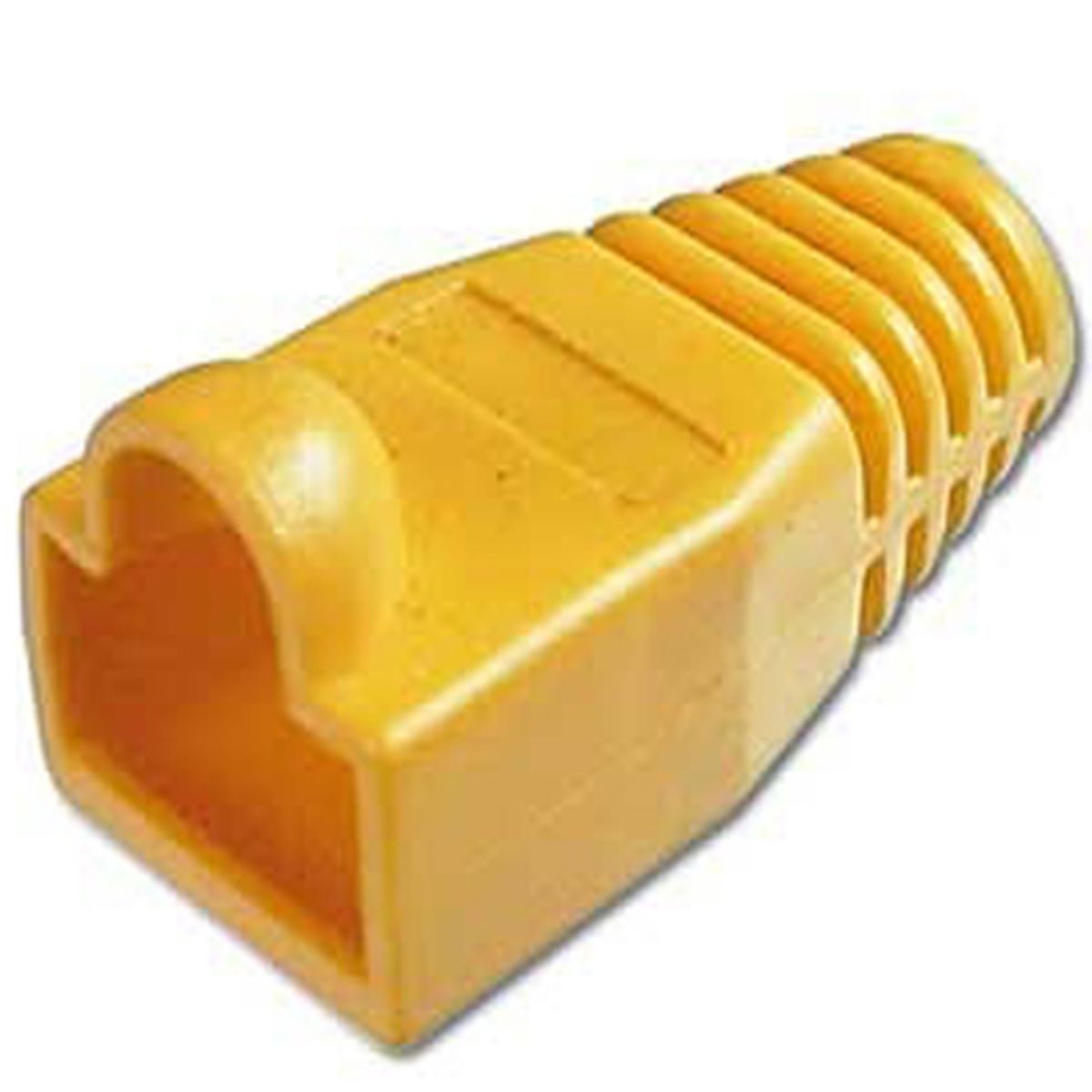 ATLANTICSWIRE - FUNDA, CAPUCHON PARA CONECTOR RJ45, 100 UNI. AMARILLO