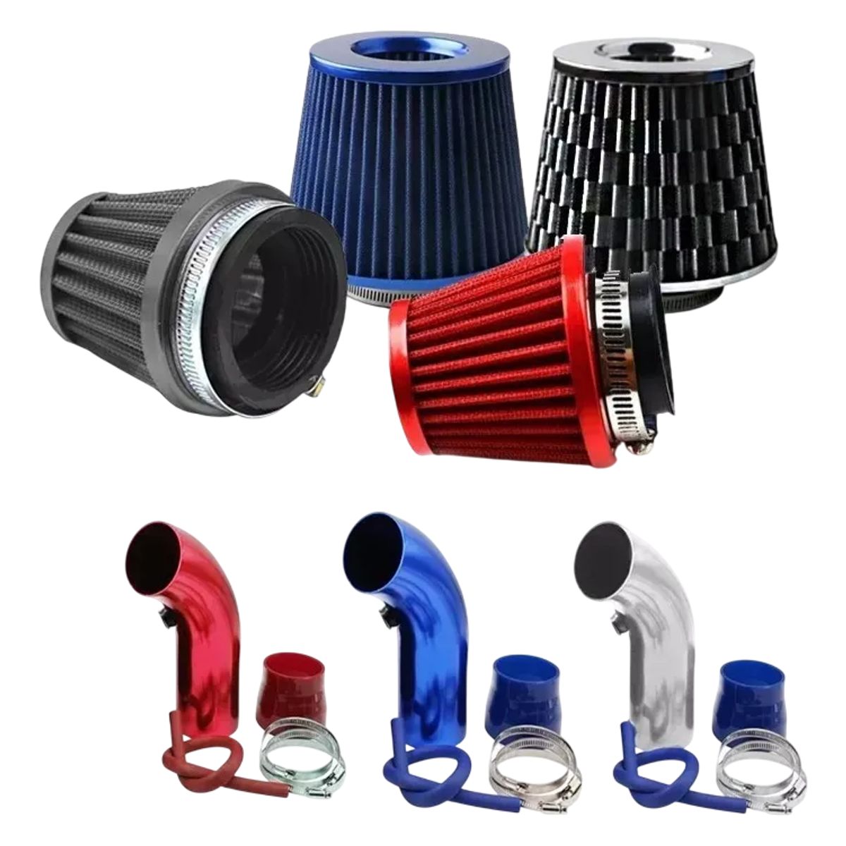 GENERICO - Kit Induccion Corta Y Filtro De Aire Conico