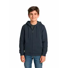 LENGA - Polerón Unisex Capucha Y Cierre Ykk® Interior Sherpa Puelo Kids Lenga®