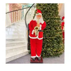 CARIBEE - Viejo Pascuero grande con musica y movimiento 180cm
