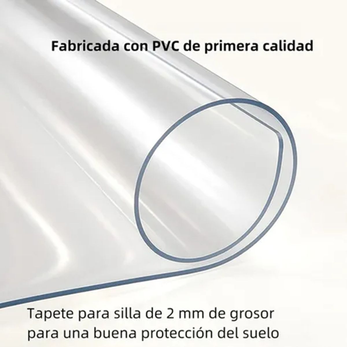 GENERICO - Alfombrillas Transparentes Antiderrapante PVC para Oficina