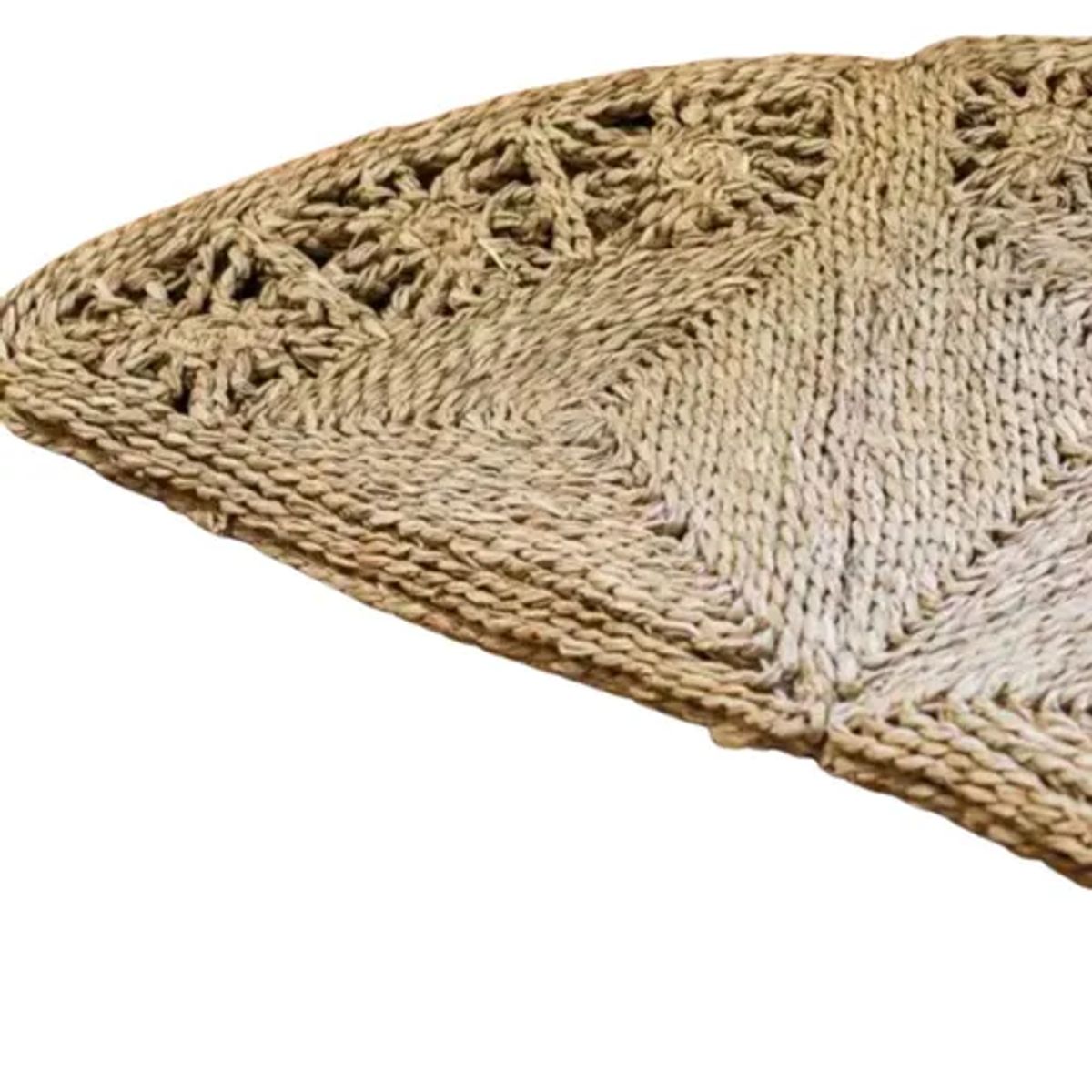 GENERICO - Alfombra Natural Maite 150cm Marrón Diseño Tela
