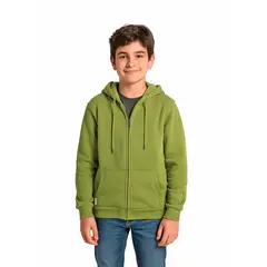 LENGA - Polerón Unisex Capucha Y Cierre Ykk® Interior Sherpa Puelo Kids Lenga®