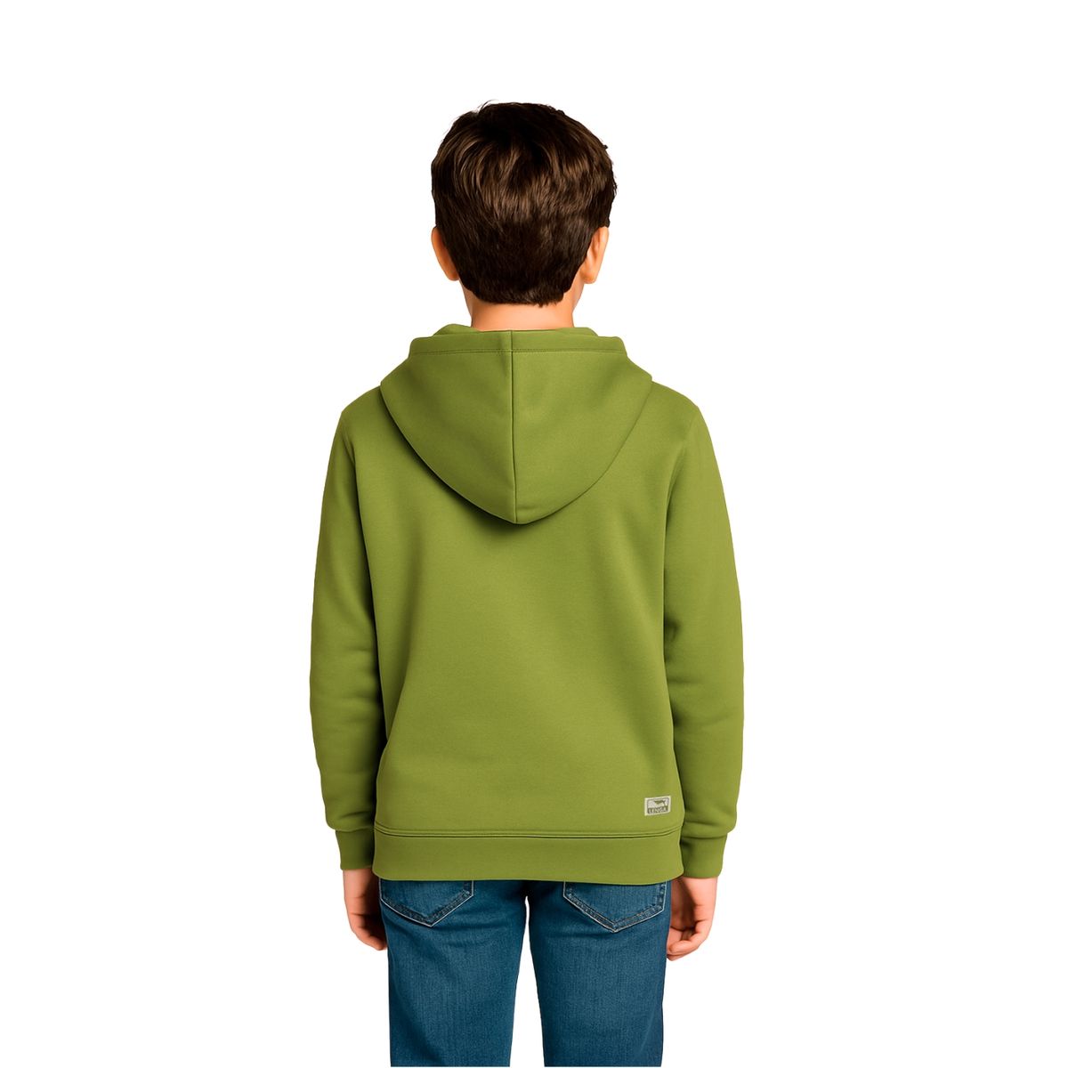 LENGA - Polerón Unisex Capucha Y Cierre Ykk® Interior Sherpa Puelo Kids Lenga®