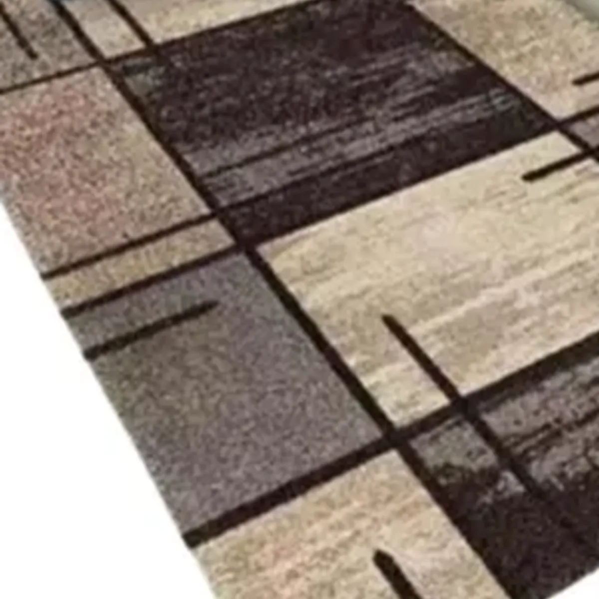 GENERICO - Alfombra Antideslizante Lisa 200x240cm Diseño 3D Living