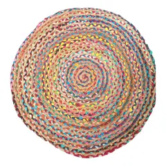 GENERICO - Alfombra Yute Redonda Chindi 90cm