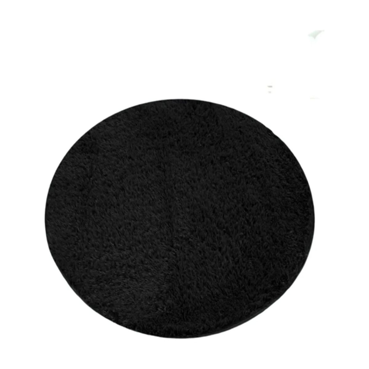 GENERICO - Alfombra Redonda Peluda 150cm Pelo Largo
