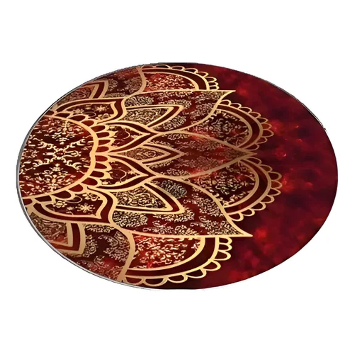 GENERICO - Alfombra Redonda Estampado Ilusión 3D 150x150cm