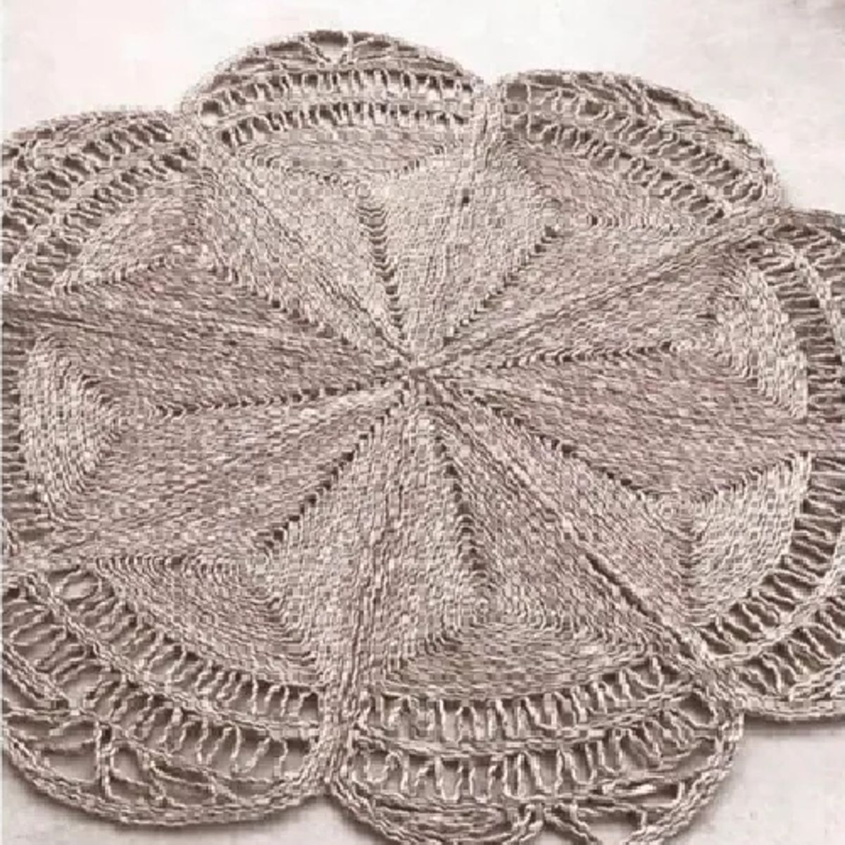 GENERICO - Alfombra Yute Redonda