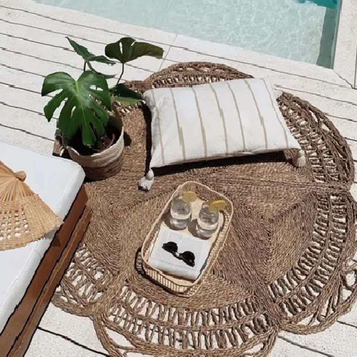 GENERICO - Alfombra Yute Redonda