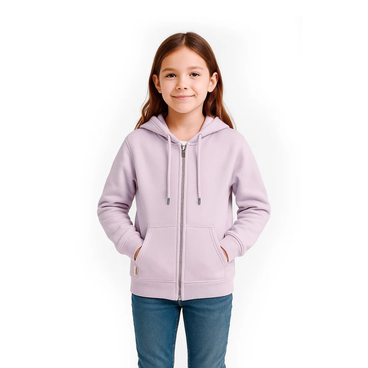 LENGA - Polerón Unisex Interior Polar Sherpa Puelo Kids Lenga