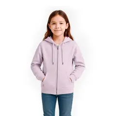 LENGA - Polerón Unisex Capucha Y Cierre Ykk® Interior Sherpa Puelo Kids Lenga®