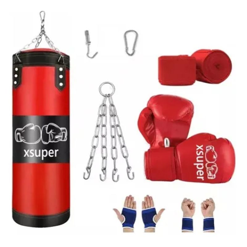 GENERICO - Guantes De Boxeo + Juego De Ejercicios Con Sacos De Arena