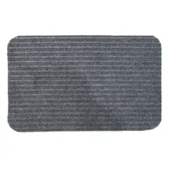 GENERICO - Alfombra Limpia Pies Shoapino Gris 35x55cm Diseño Liso