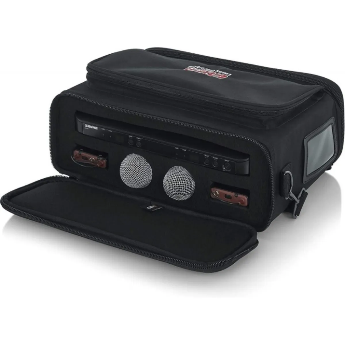 GATOR FRAMEWORKS - Bolso Para Sistema Microfono Dual Inalambrico Gator GM-DUALW
