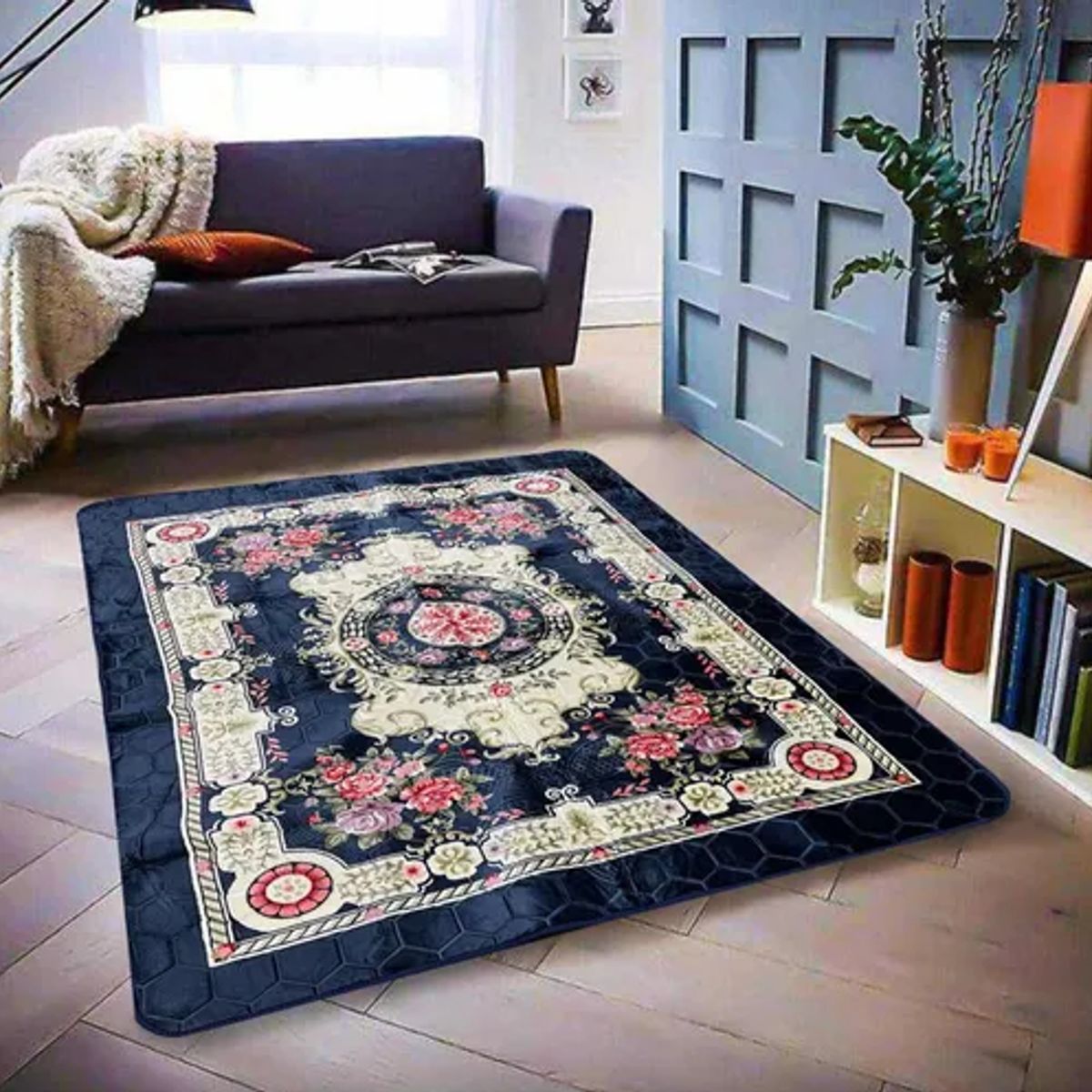 GENERICO - Alfombra Antideslizante Suave 120x80cm Diseño