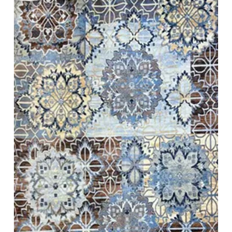 GENERICO - Alfombra Grande 120x180cm Hogar Azul Marino Decoración