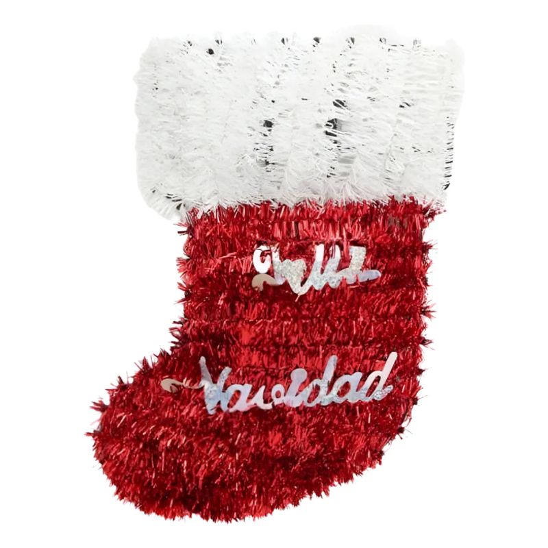 GENERICO - Set 2 Colgante Navideño Bota 33cm