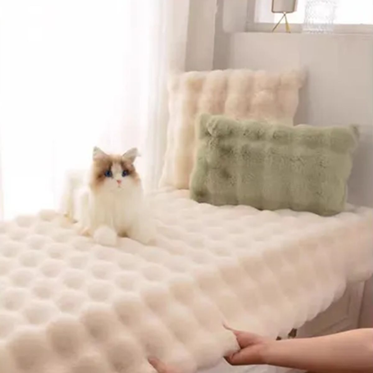 GENERICO - Alfombra Antideslizante Sofá Baño Gato Dormitorio 40x60cm