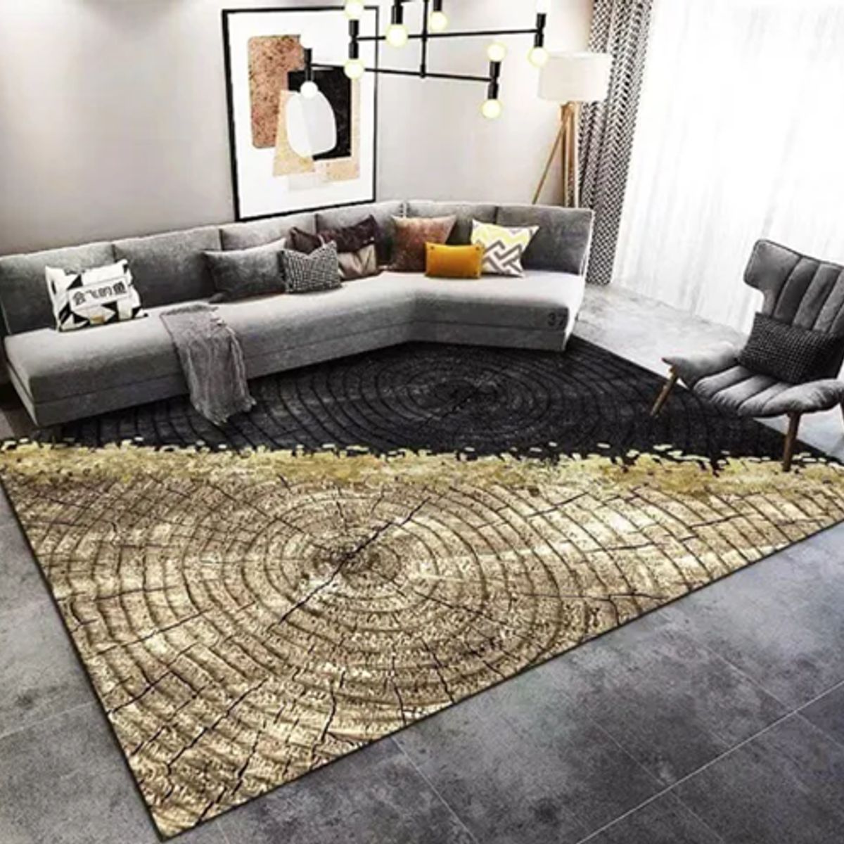 GENERICO - Alfombra 3D Living o Dormitorio 200x240cm