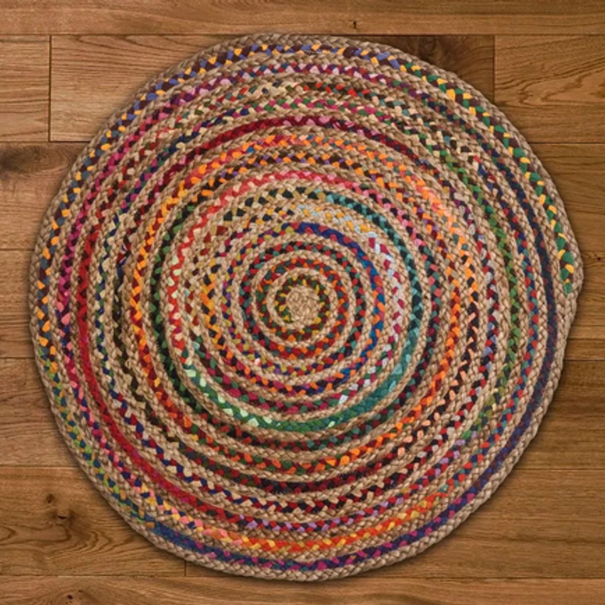 GENERICO - Alfombra Yute Redonda Chindi 90cm