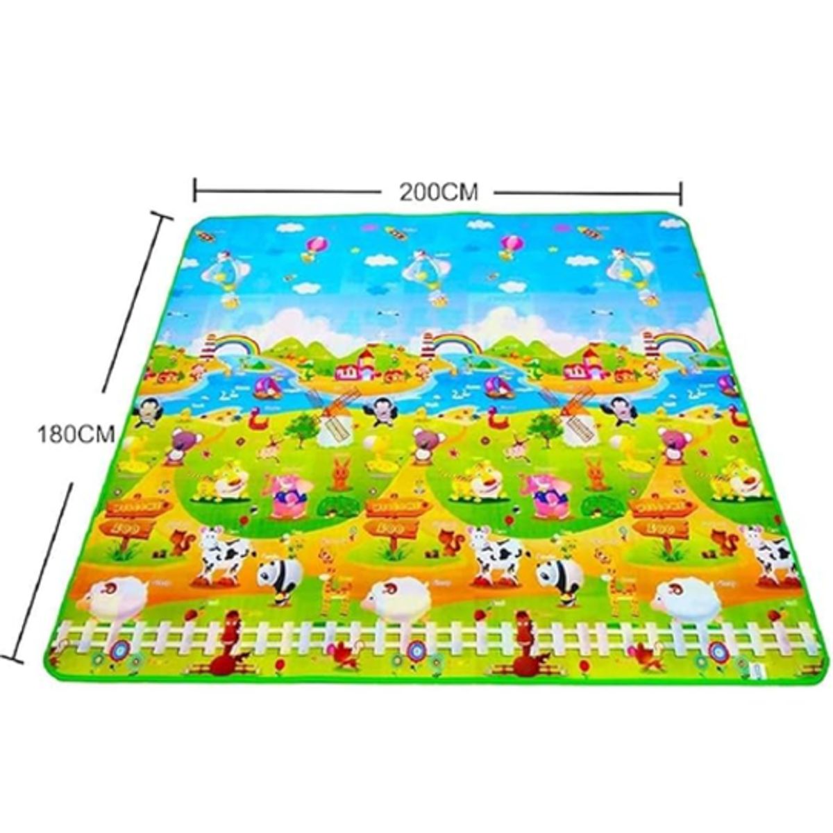GENERICO - Alfombra Antigolpes Niños Bebés 200x180cm Diseño