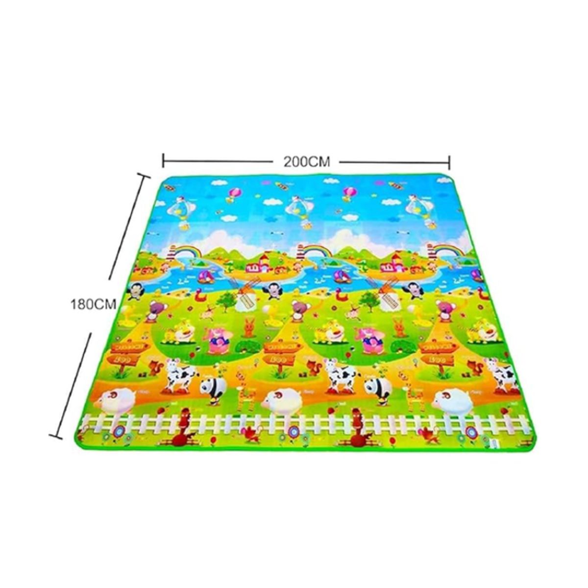 GENERICO - Alfombra Antigolpes Niños Bebés 200x180cm Diseño