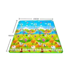 GENERICO - Alfombra Antigolpes Niños Bebés 200x180cm Diseño