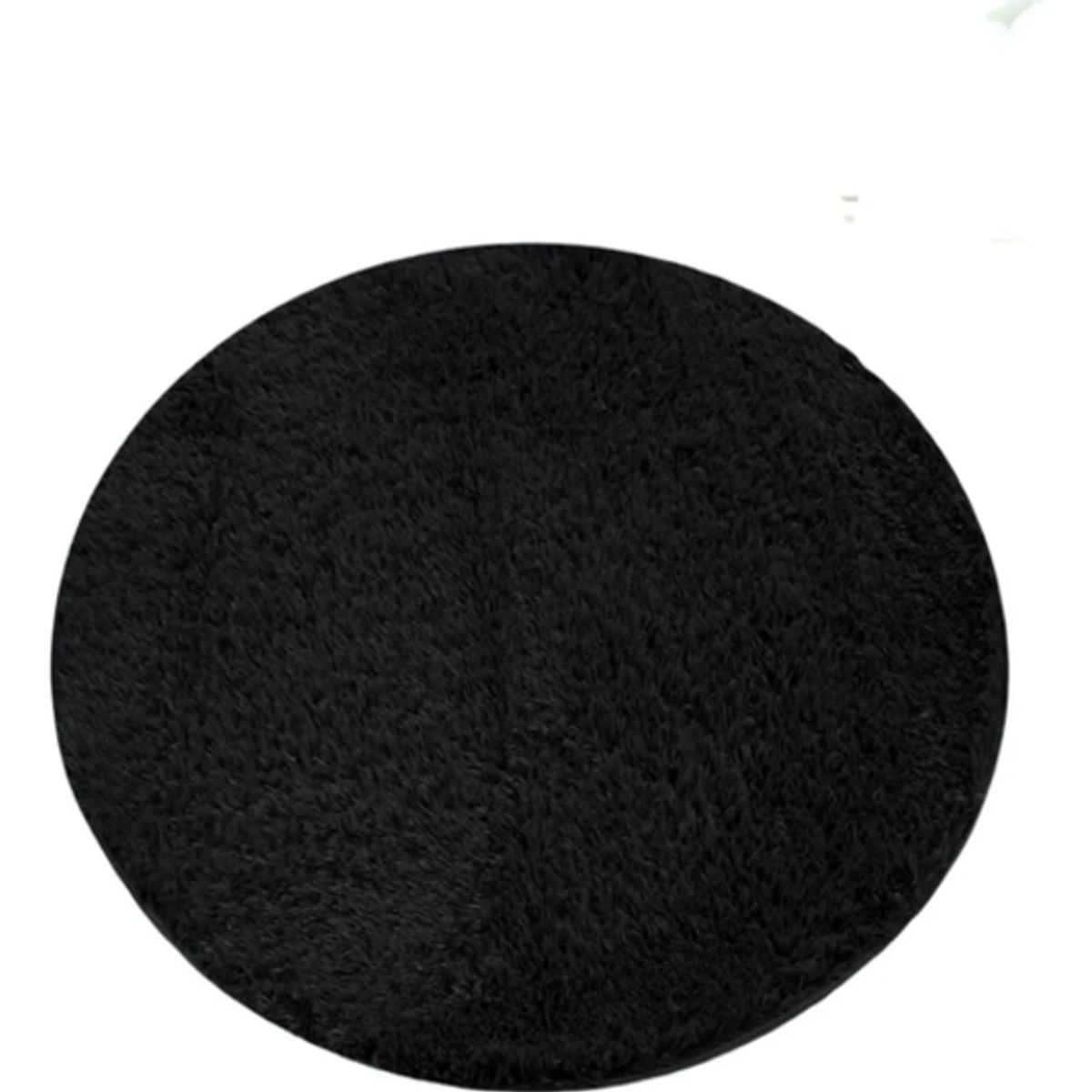 GENERICO - Alfombra Redonda Peluda 150cm Pelo Largo