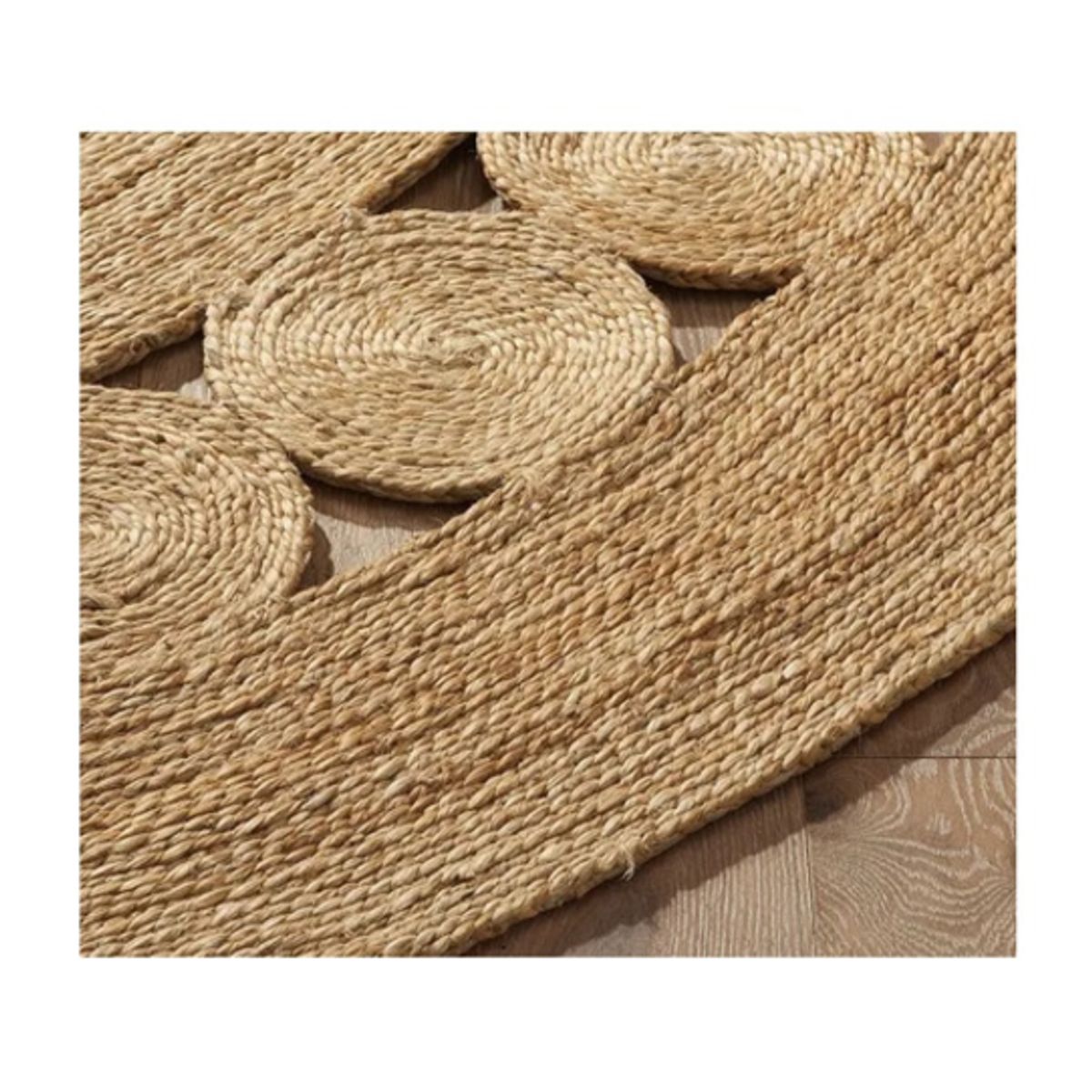 GENERICO - Alfombra Yute Ovalada 100x150cm