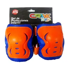 CRANK - PROTECCIONES KID BOY ORANGEBLUE XS