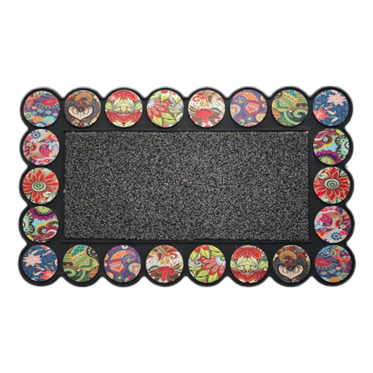 GENERICO - Alfombra Limpia Pies Gruesa 45x75cm 19kg