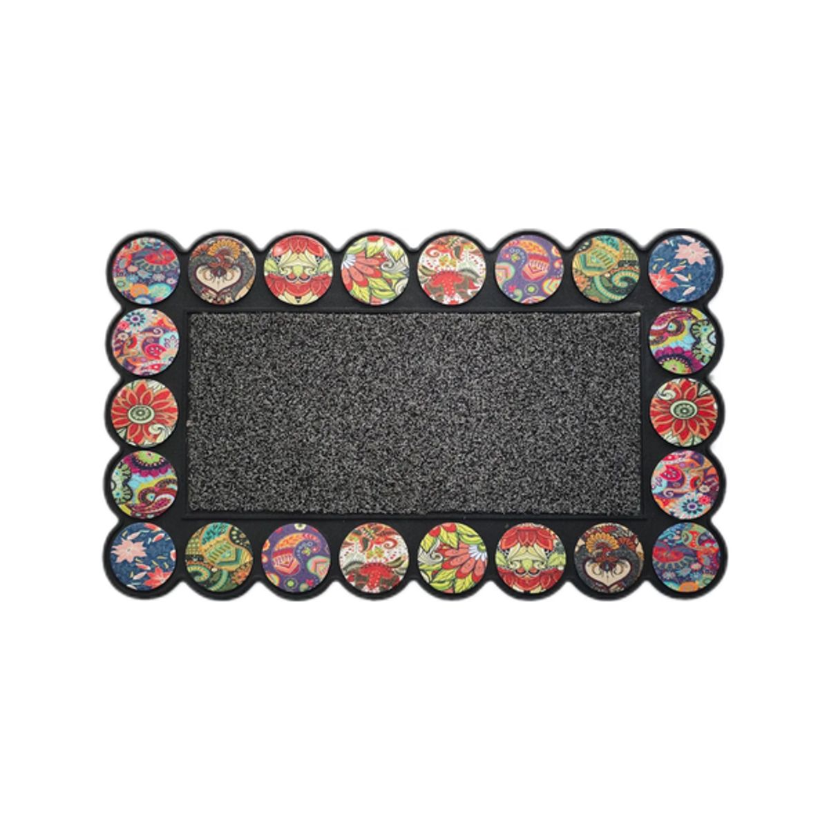 GENERICO - Alfombra Limpia Pies Gruesa 45x75cm 19kg