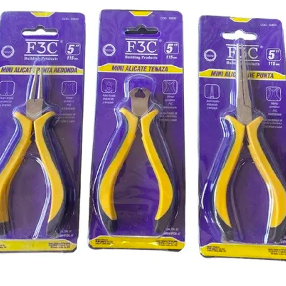 F3C - PACK 3 Mini Alicates F3C