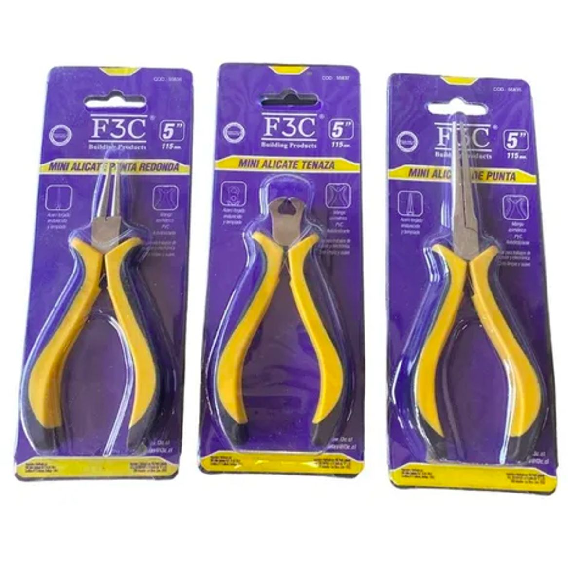 F3C - PACK 3 Mini Alicates F3C