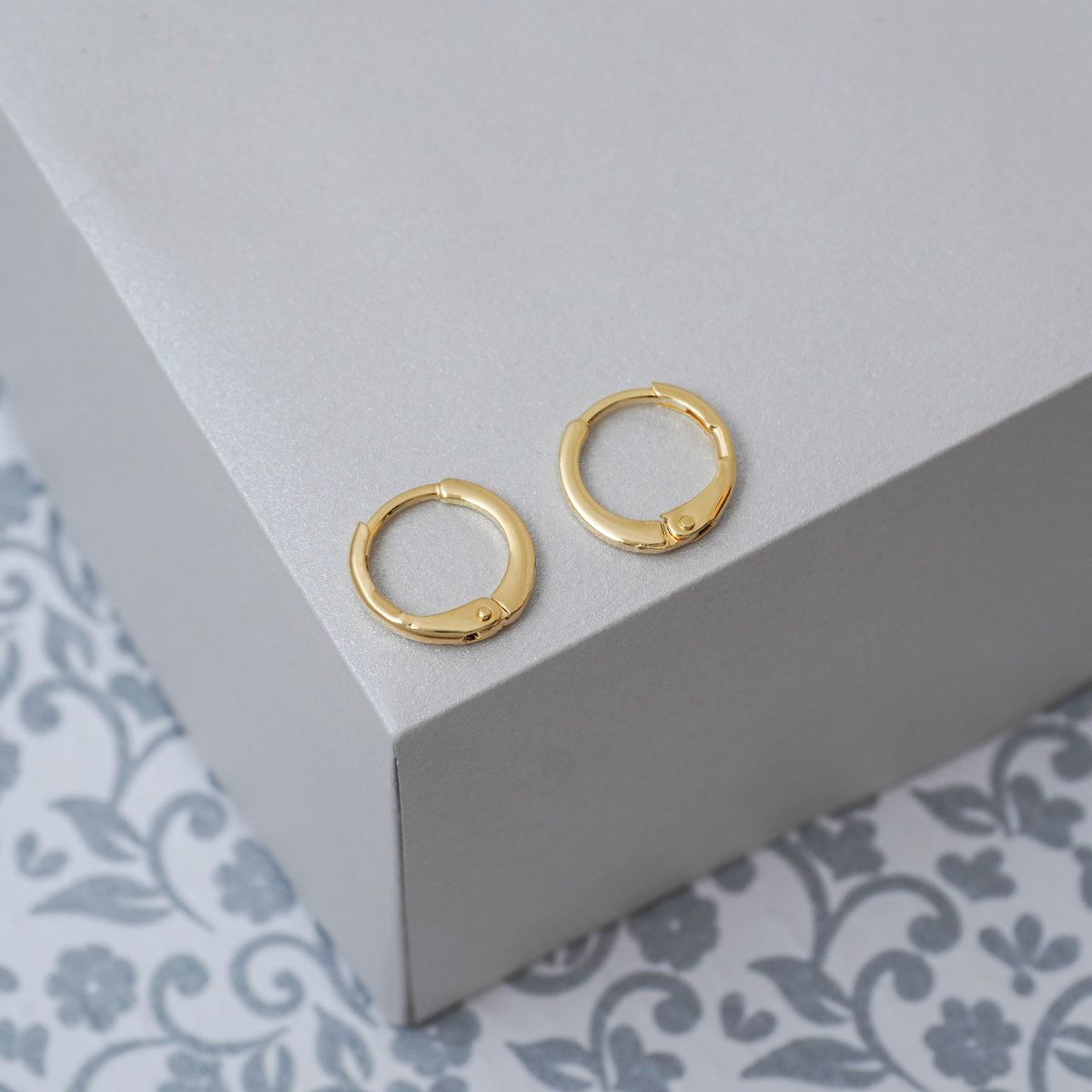 GENERICO - Arete candongas baby oro laminado 18k