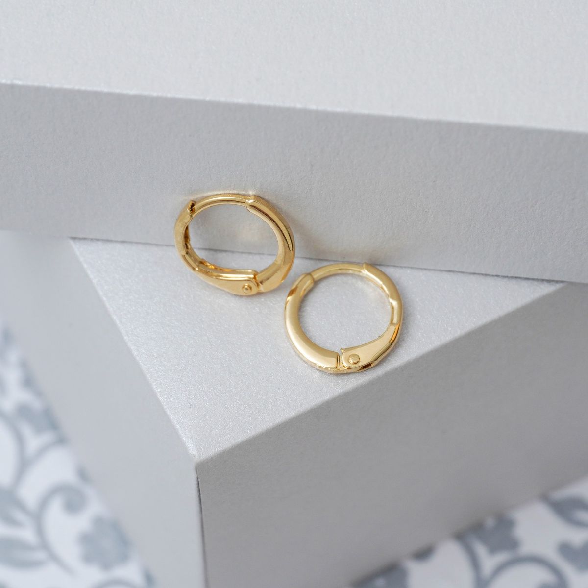 GENERICO - Arete candongas baby oro laminado 18k