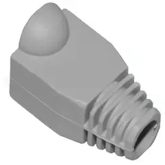 ATLANTICSWIRE - FUNDA, CAPUCHON PARA CONECTOR RJ45, 100 UNI. GRIS.
