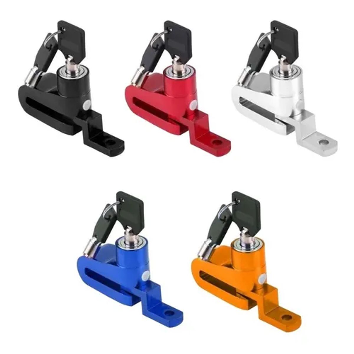 GENERICO - Candado Alarma Freno Disco para Motocicleta y Bicicleta