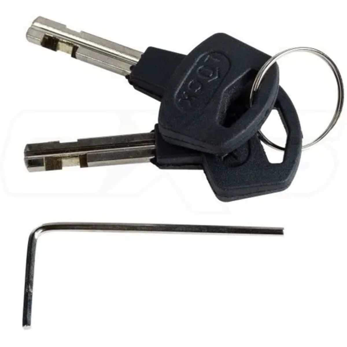 GENERICO - Candado Disco 6mm para Moto Alarma 110dB