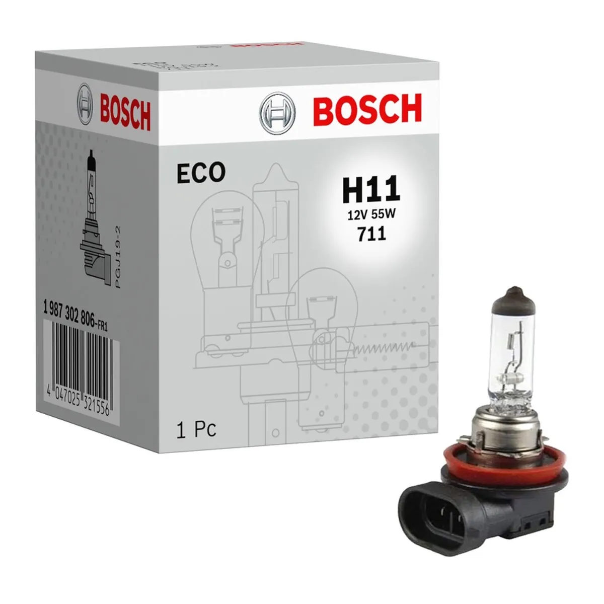 BOSCH - Ampolleta Bosch H11 12v 55w
