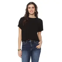 WADOS - POLERA MANGA CORTA SOLIDA ESCOTE REDONDO