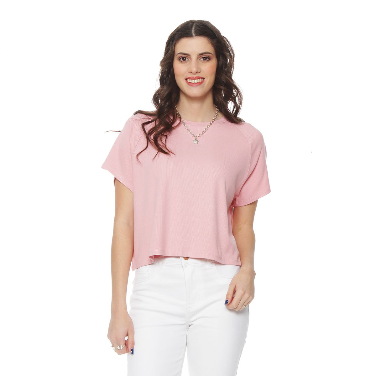 WADOS - POLERA MANGA CORTA SOLIDA ESCOTE REDONDO